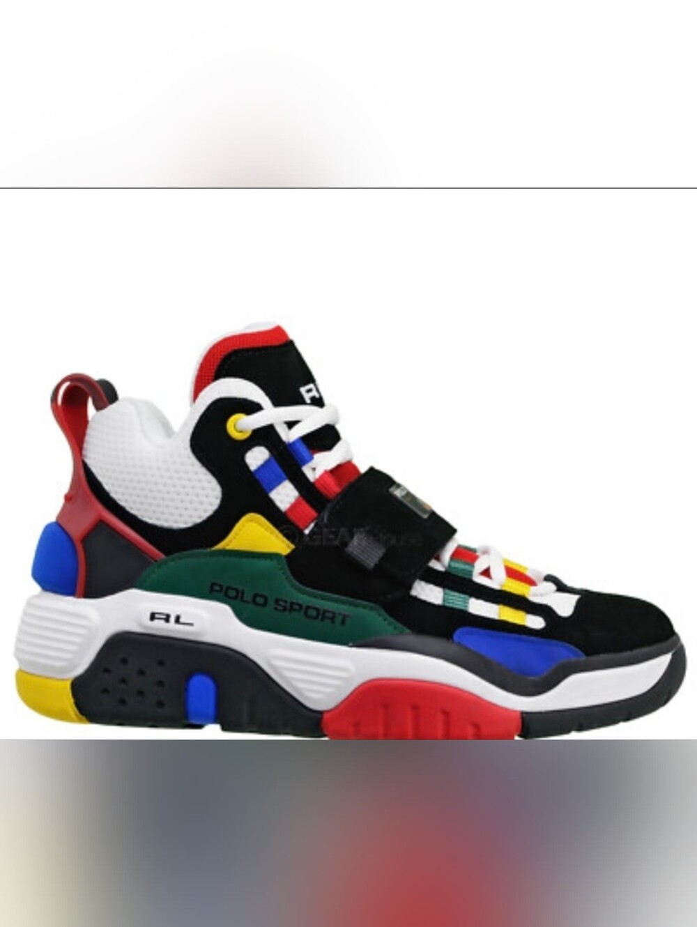 Polo by Ralph Lauren Mens Multicolor Athletic Sneakers